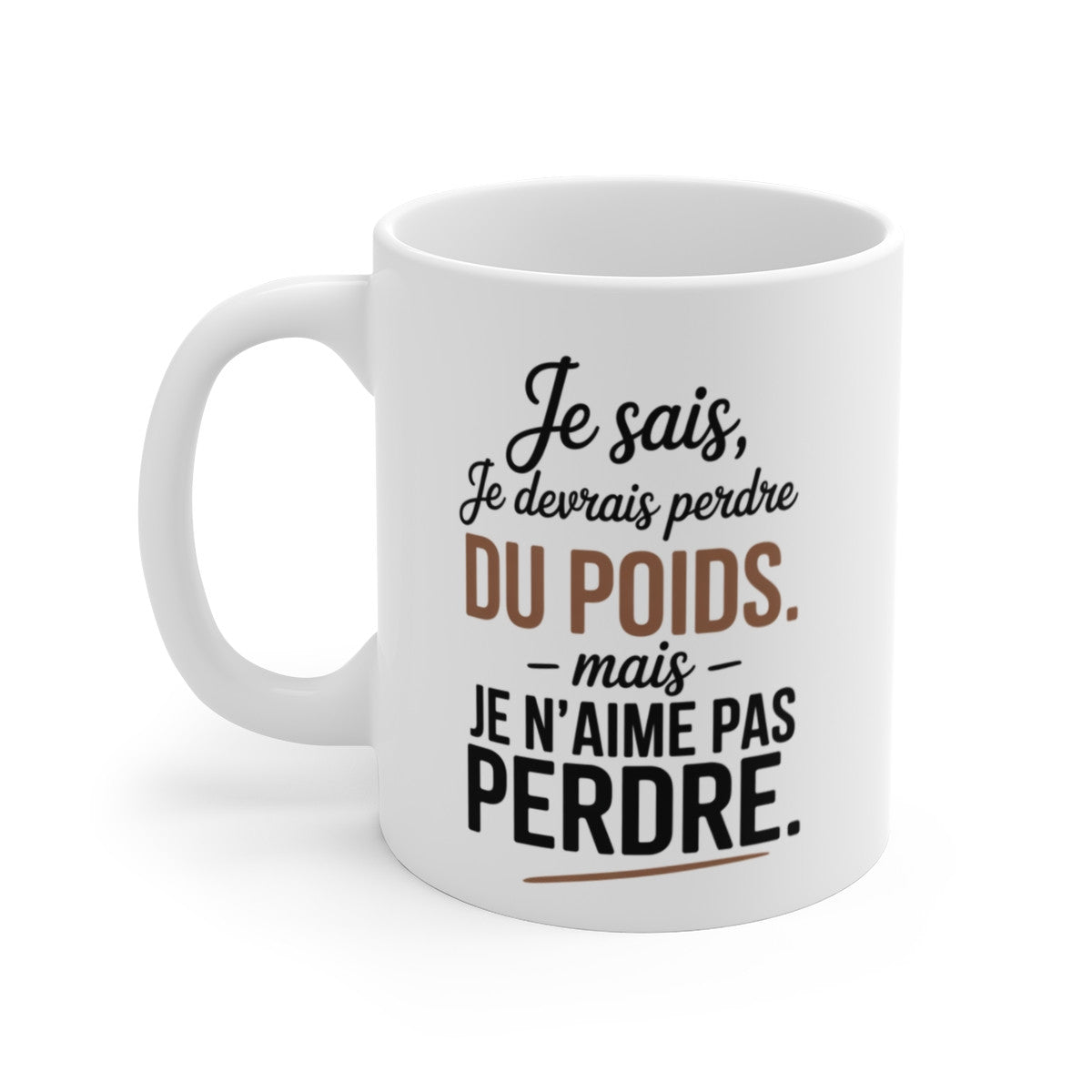 Mug Humoristique Texte Drôle – Tasse Message Ironique – Cadeau Humour Quotidien – Céramique 325ml