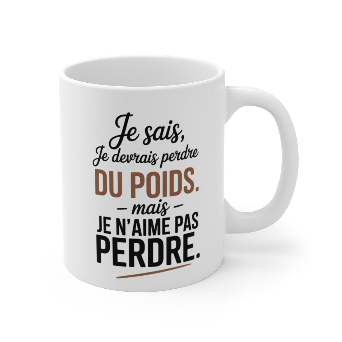 Mug Humoristique Texte Drôle – Tasse Message Ironique – Cadeau Humour Quotidien – Céramique 325ml
