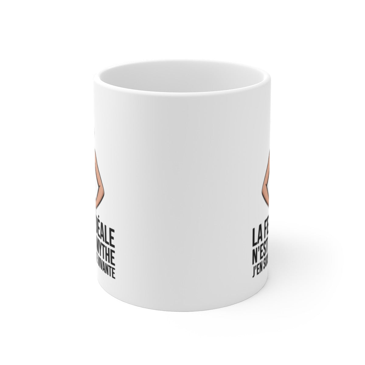 Mug Femme Confiante – Tasse Humour Féminin – Cadeau Femme Forte et Indépendante – Céramique 325ml
