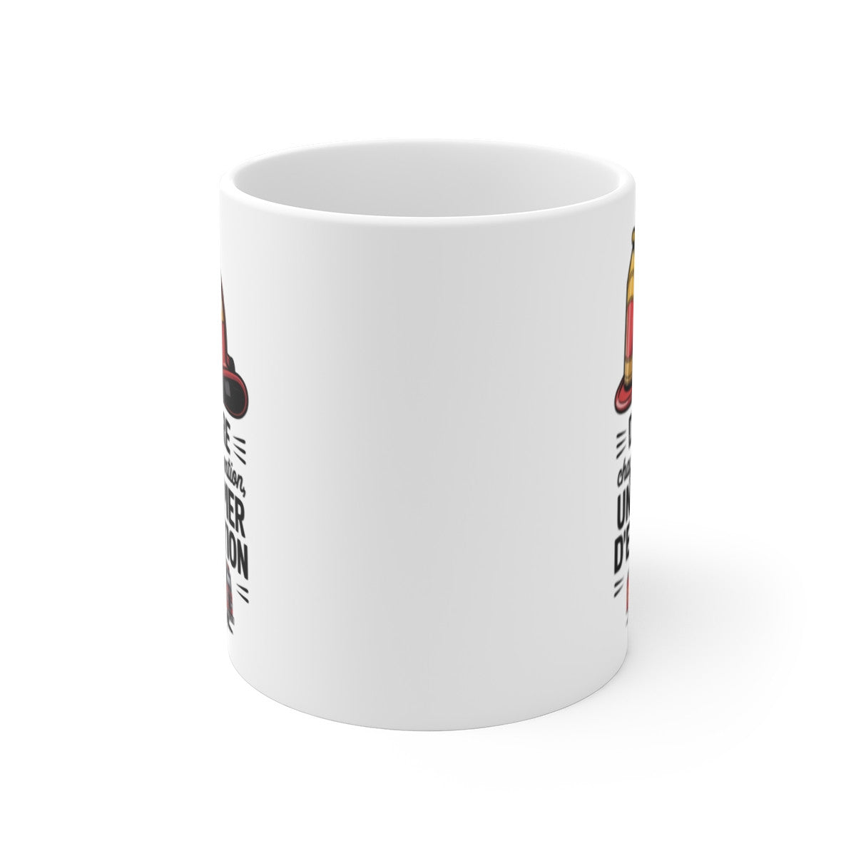 Mug Pompier – Tasse Hommage Sapeur-Pompier – Cadeau Métier Courage – Céramique 325ml