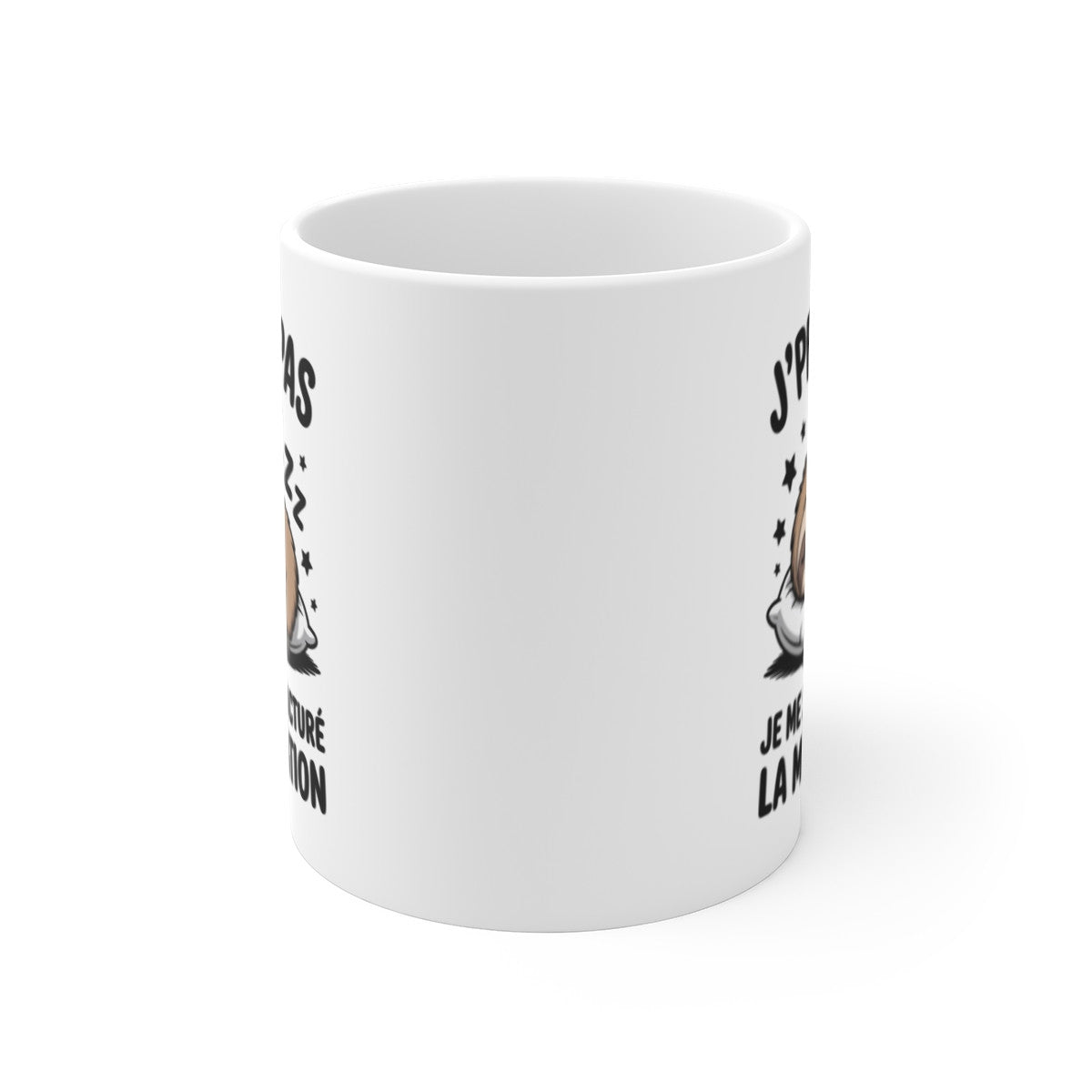 Mug Paresseux Humour – Tasse Détente Relax – Cadeau Anti-Stress Mignon – Céramique 325ml