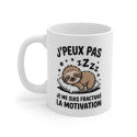 Mug Paresseux Humour – Tasse Détente Relax – Cadeau Anti-Stress Mignon – Céramique 325ml