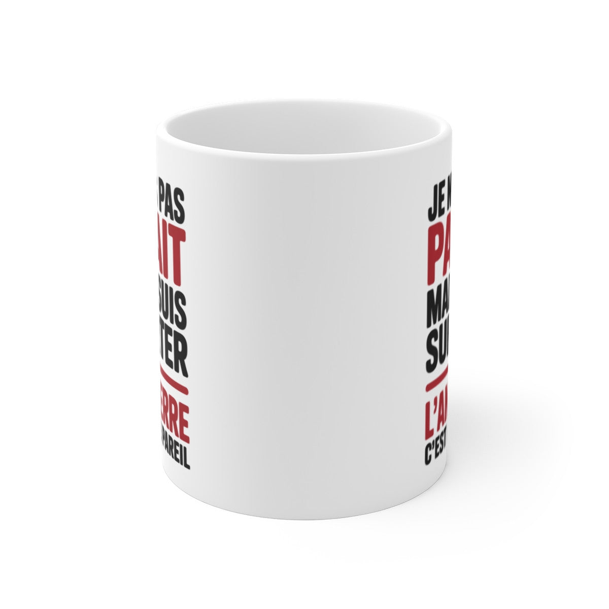 Mug Supporter Angleterre Humour – Je Ne Suis Pas Parfait – Tasse Football Anglais – Cadeau Fan Équipe d’Angleterre