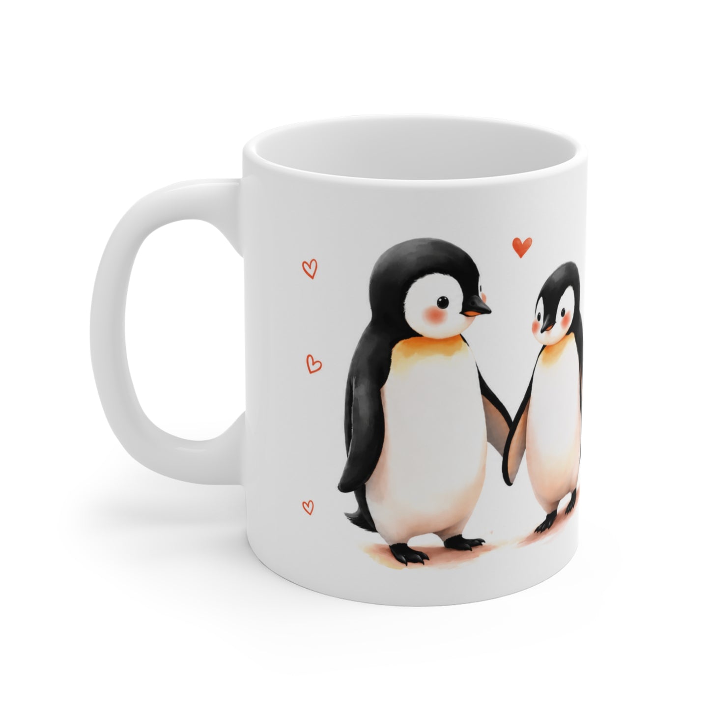 Tasse Tu Es Mon Pingouin – Mug Couple Pingouins Amoureux – Cadeau Romantique Homme Femme 325ml