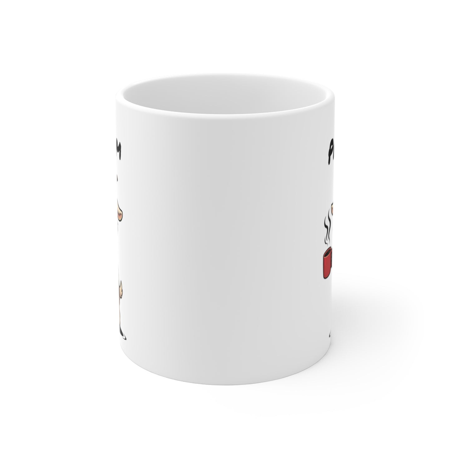 Mug Chèvre Fatiguée Personnalisable 325ml – Tasse Café Humoristique Prénom Cadeau Original
