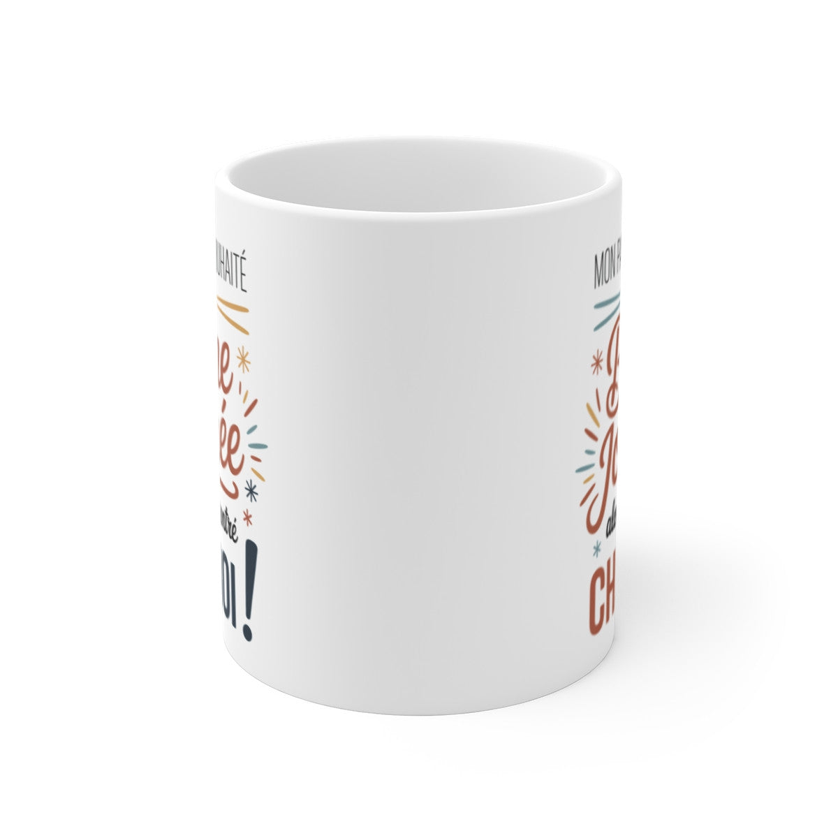 Mug Humour Travail – “Mon Patron M’a Souhaité Une Bonne Journée” – Tasse Drôle Bureau 325ml