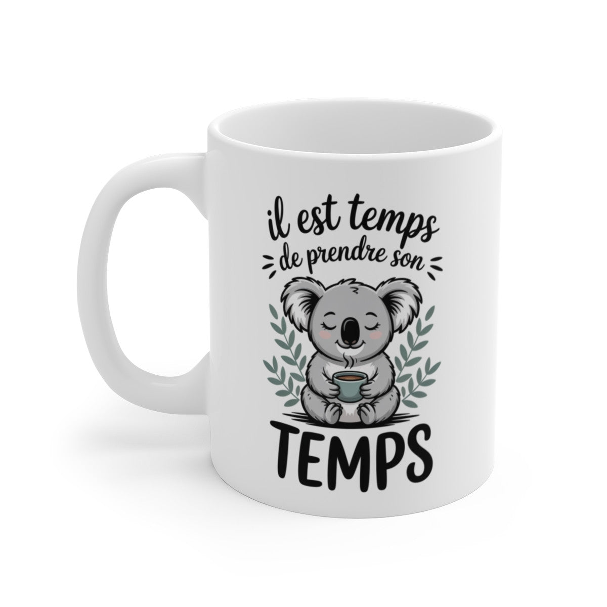 Mug Koala Mignon – Illustration Animal Café Cocooning – Tasse Douce et Relaxante 325ml