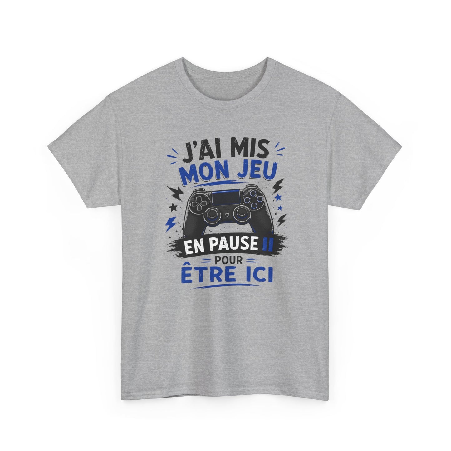Tee-Shirt Gamer Homme et Femme – Humour Gaming Manette Jeu Vidéo – Cadeau Original Geek Passionné de Jeux Vidéo