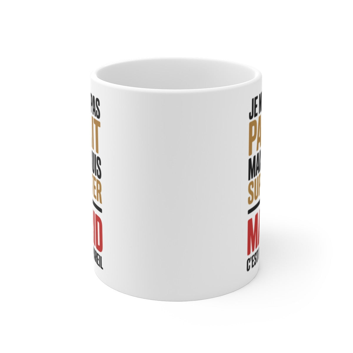 Mug Supporter Madrid – Tasse Humour Foot – Cadeau Fan 325ml