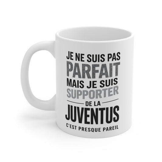 Mug Supporter Juventus – Tasse Humour Football – Cadeau Fan 325ml