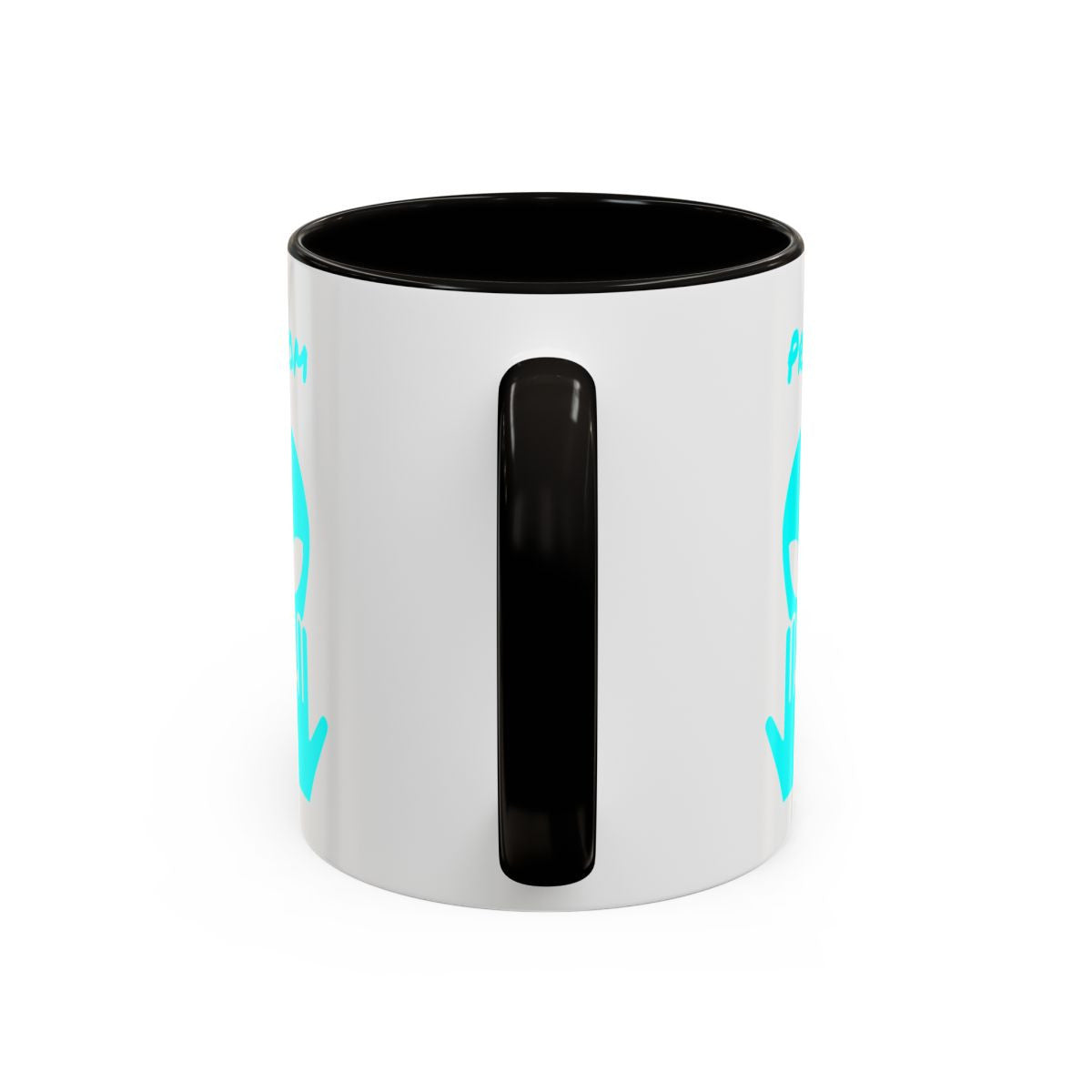 Teecustom Mug Alien Bleu Clair Personnalisé avec Prénom – Extraterrestre Humour Signe JUL – Mug Céramique Couleurs au Choix