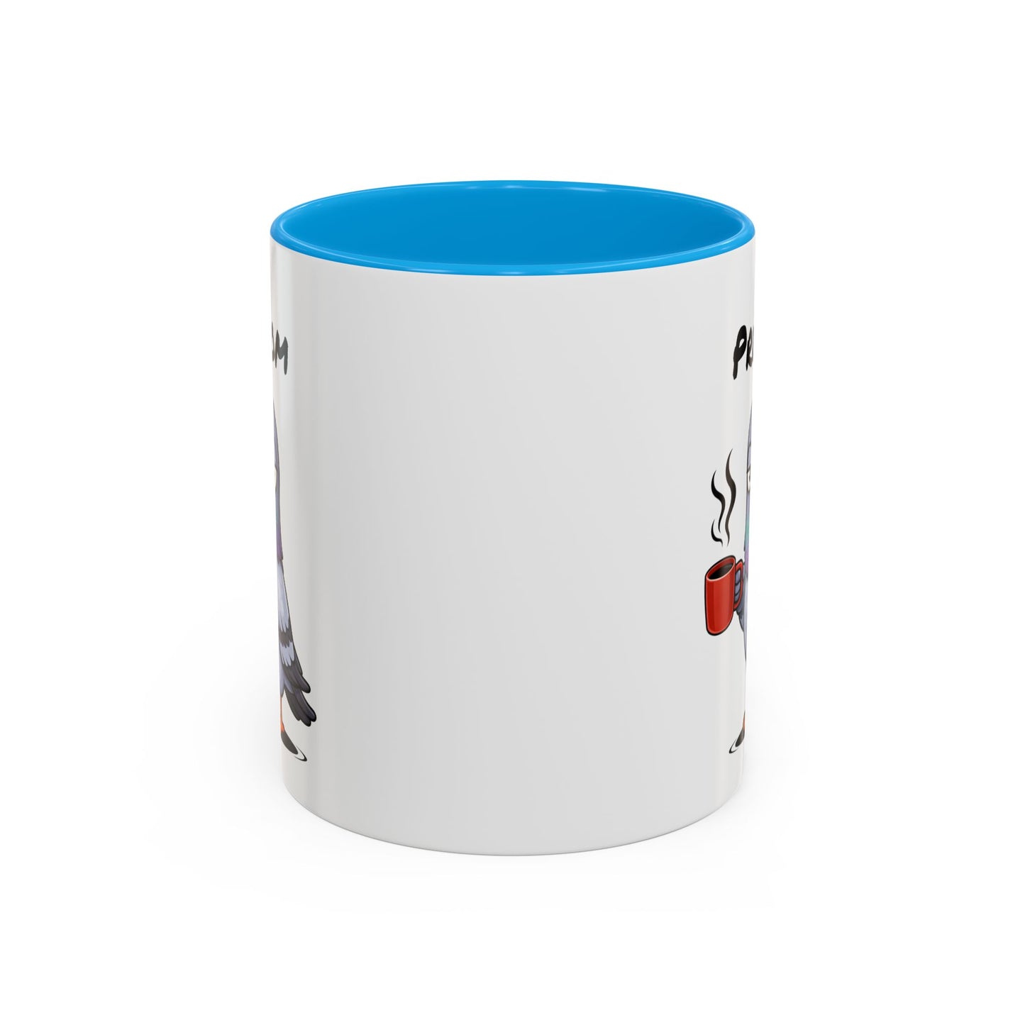 Mug Pigeon Fatigué Personnalisable 325ml – Tasse Café Humour Animal Urbain Drôle Réveil Difficile Bureau