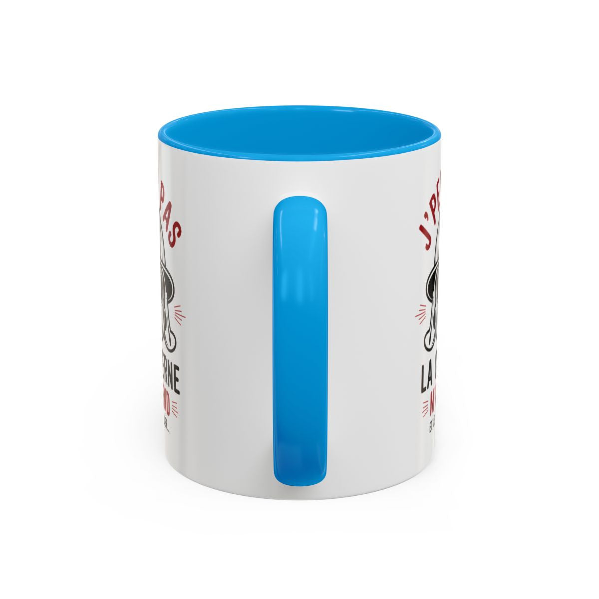 Teecustom Mug Pompier Humour – J’Peux Pas La Caserne M’Attend – Tasse Sapeur-Pompier Design Casque