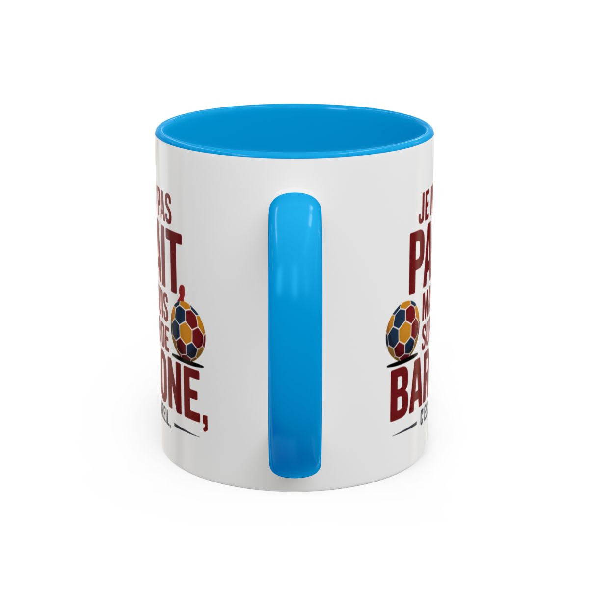 Teecustom Mug FC Barcelone – Je Ne Suis Pas Parfait Mais Supporter – Tasse Football Humour