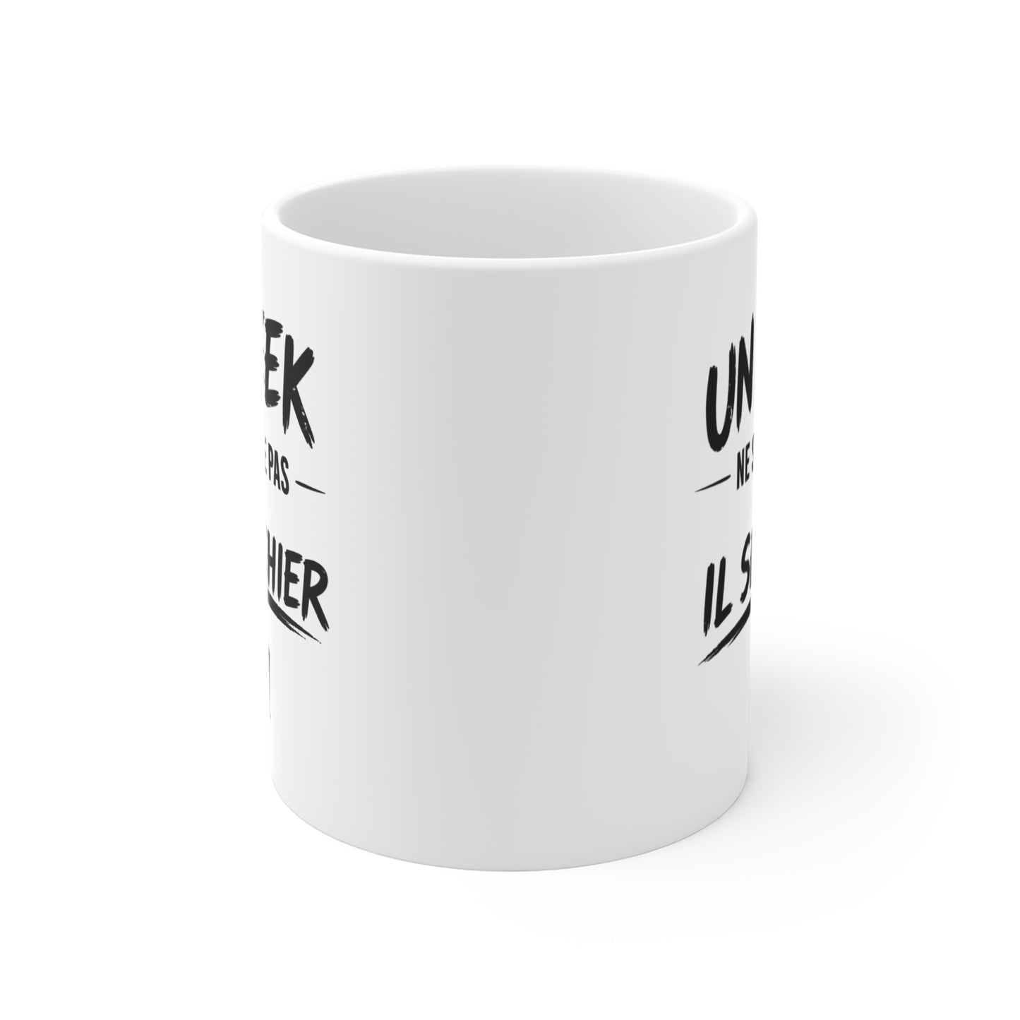 Tasse Geek Humour – Mug Un Geek Ne S’Ennuie Pas Il Se Fichier – Cadeau Informatique Gamer Développeur 325ml