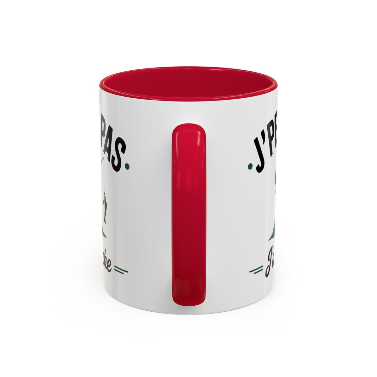 Mug "J’peux pas, j’ai pêche" – Tasse Céramique Humoristique Pêche – Cadeau Pêcheur Drôle – Micro-ondes & Lave-Vaisselle – 325 ml