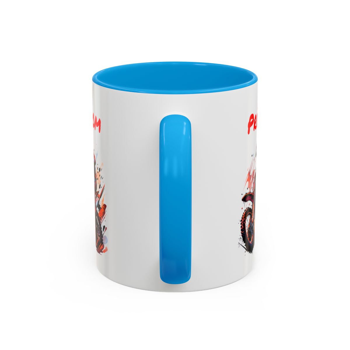 Mug Personnalisé Motocross – Tasse Céramique Pilote MX avec Prénom – Cadeau Moto Cross Offroad