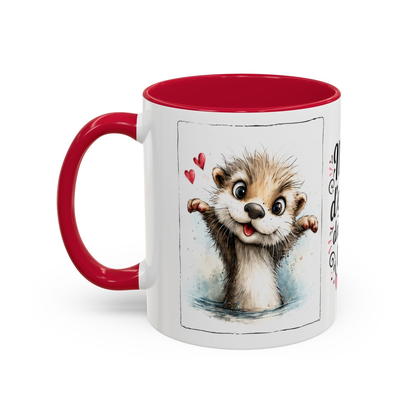 Tasse Merci D’Exister Dans Ma Vie – Mug Loutre Adorable – Cadeau Amour Amitié Homme Femme 325ml