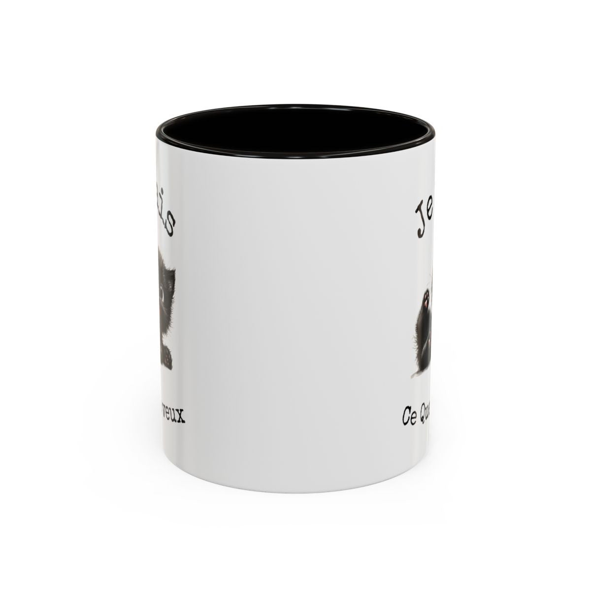 Mug Chat Mignon – Tasse Céramique Illustration Chaton – Cadeau Amoureux des Chats  325 ml