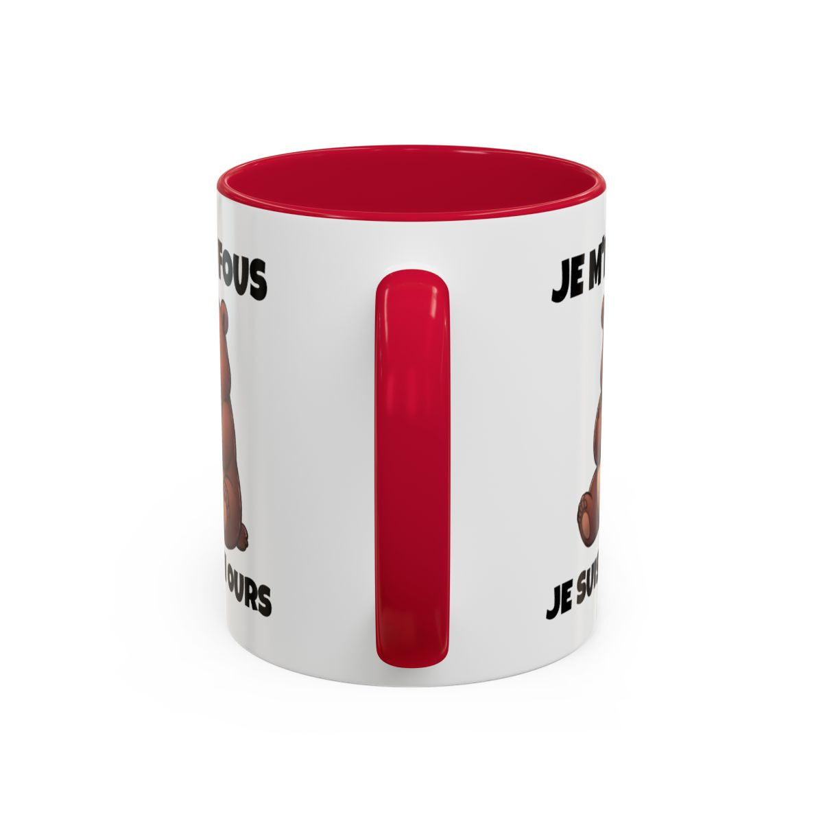 Mug Ours Mignon Boudeur – Tasse Céramique Illustration Ourson – Cadeau Humour et Tendresse