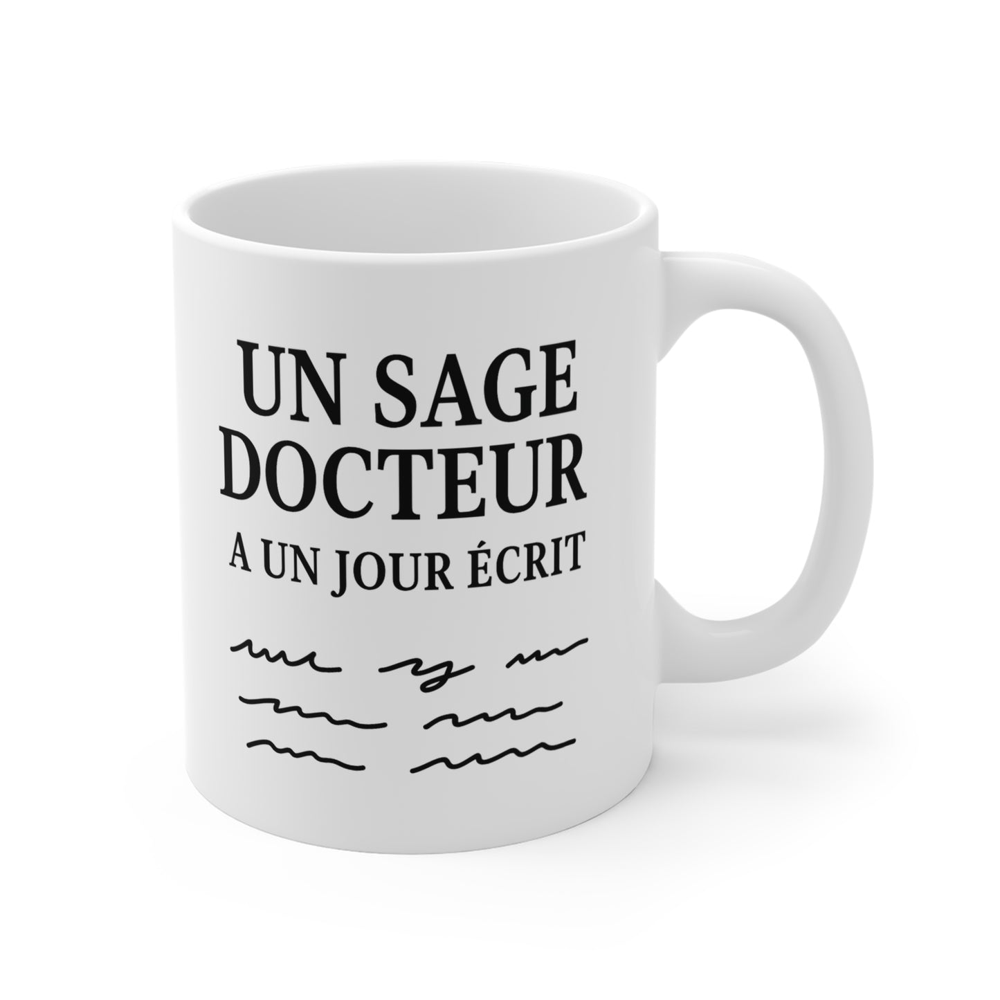 Tasse Céramique 325ml “Un Sage Docteur” – Mug Humour Médecin – Idée Cadeau Docteur Infirmier Santé