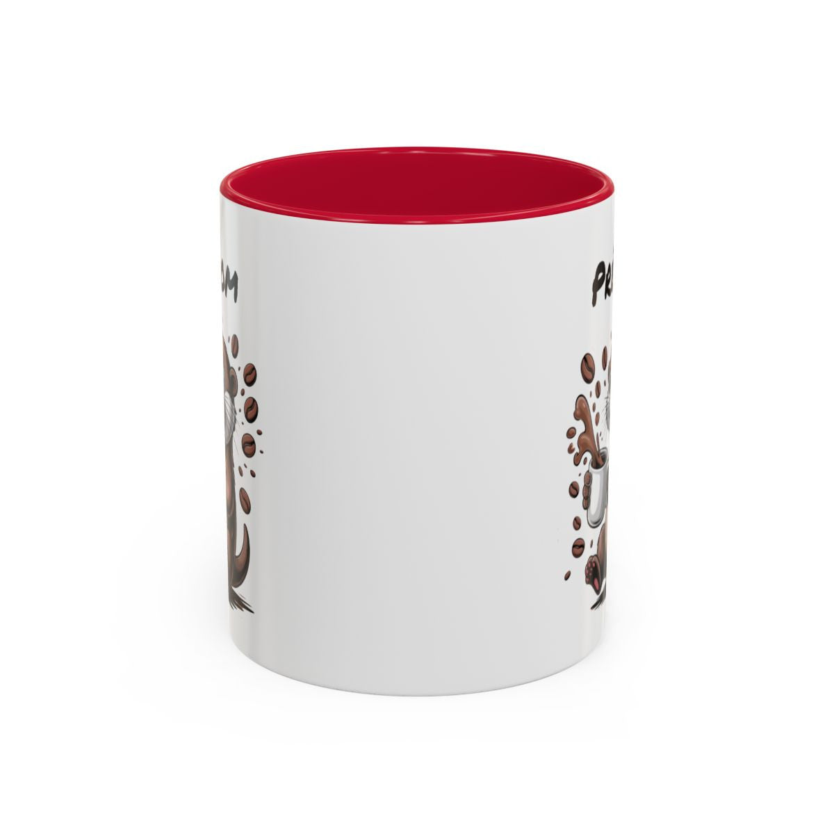 Mug Personnalisable Loutre et Café – Tasse avec Prénom – Cadeau Animal Mignon Humour – 325 ml