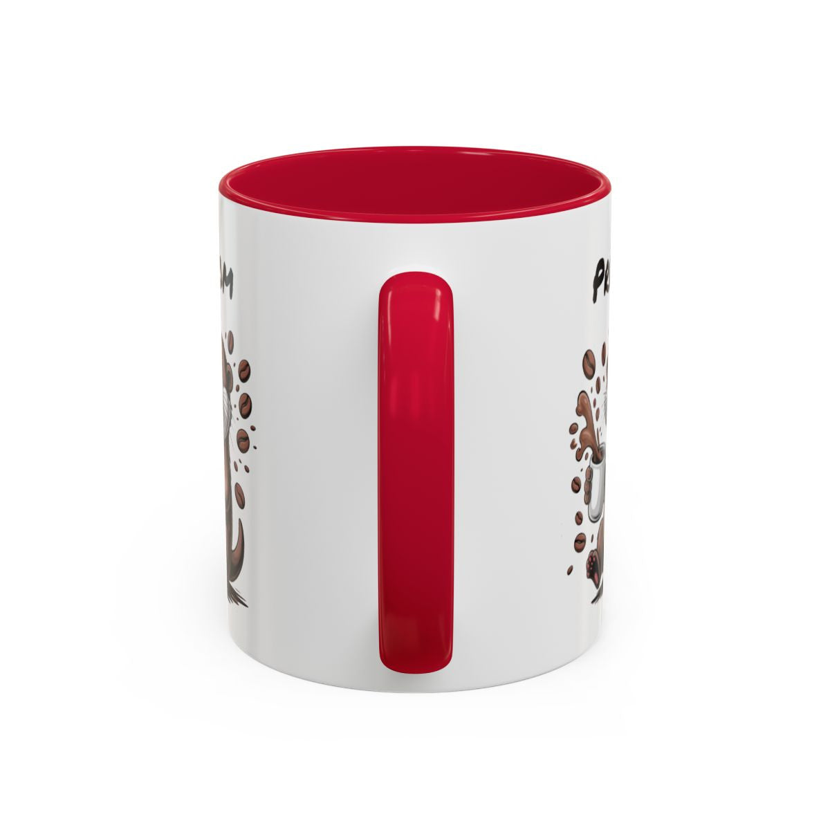 Mug Personnalisable Loutre et Café – Tasse avec Prénom – Cadeau Animal Mignon Humour – 325 ml