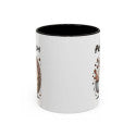 Mug Personnalisable Hérisson Buveur de Café – Tasse avec Prénom – Cadeau Drôle Animal Mignon – 325 ml