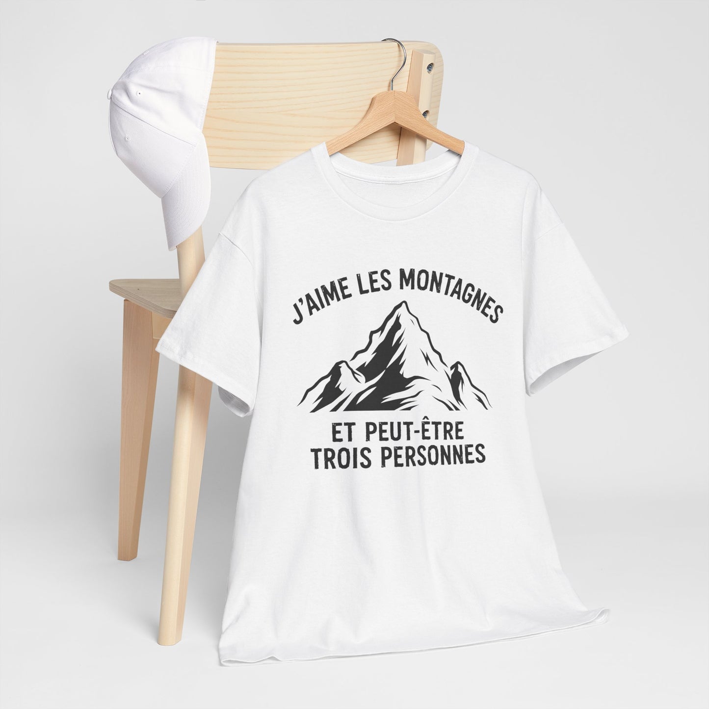 T-Shirt Montagne Homme et Femme – Cadeau Randonnée Alpinisme Nature – Humour Randonneur Amoureux des Montagnes – Idée Cadeau Outdoor