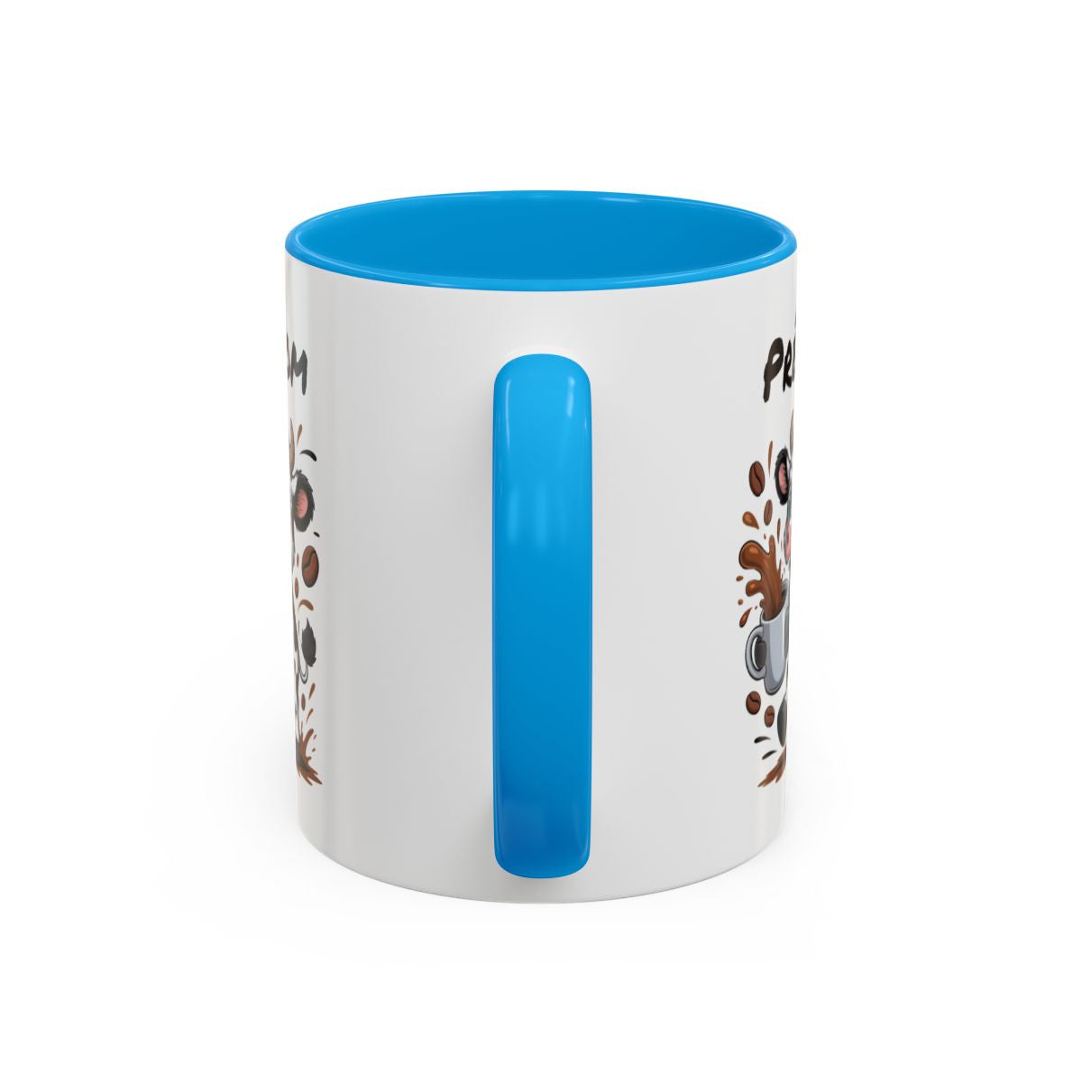 Mug Personnalisable Vache et Café – Tasse avec Prénom – Cadeau Drôle Animal Mignon – 325 ml