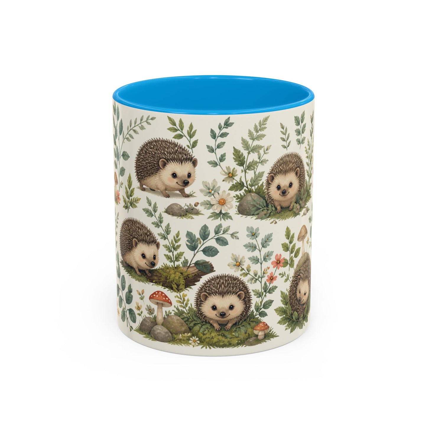 Tasse Hérisson Mignon – Mug Nature et Forêt – Design Animalier Doux et Aquarelle – Céramique 325ml