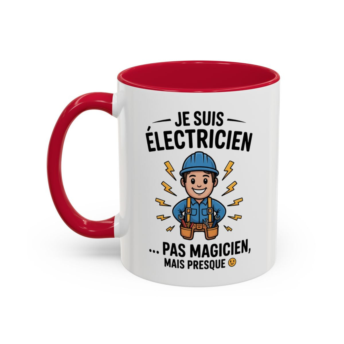 Mug Électricien Humour – Je Suis Électricien – Tasse Métier Électricité – Cadeau Artisan – 325 ml