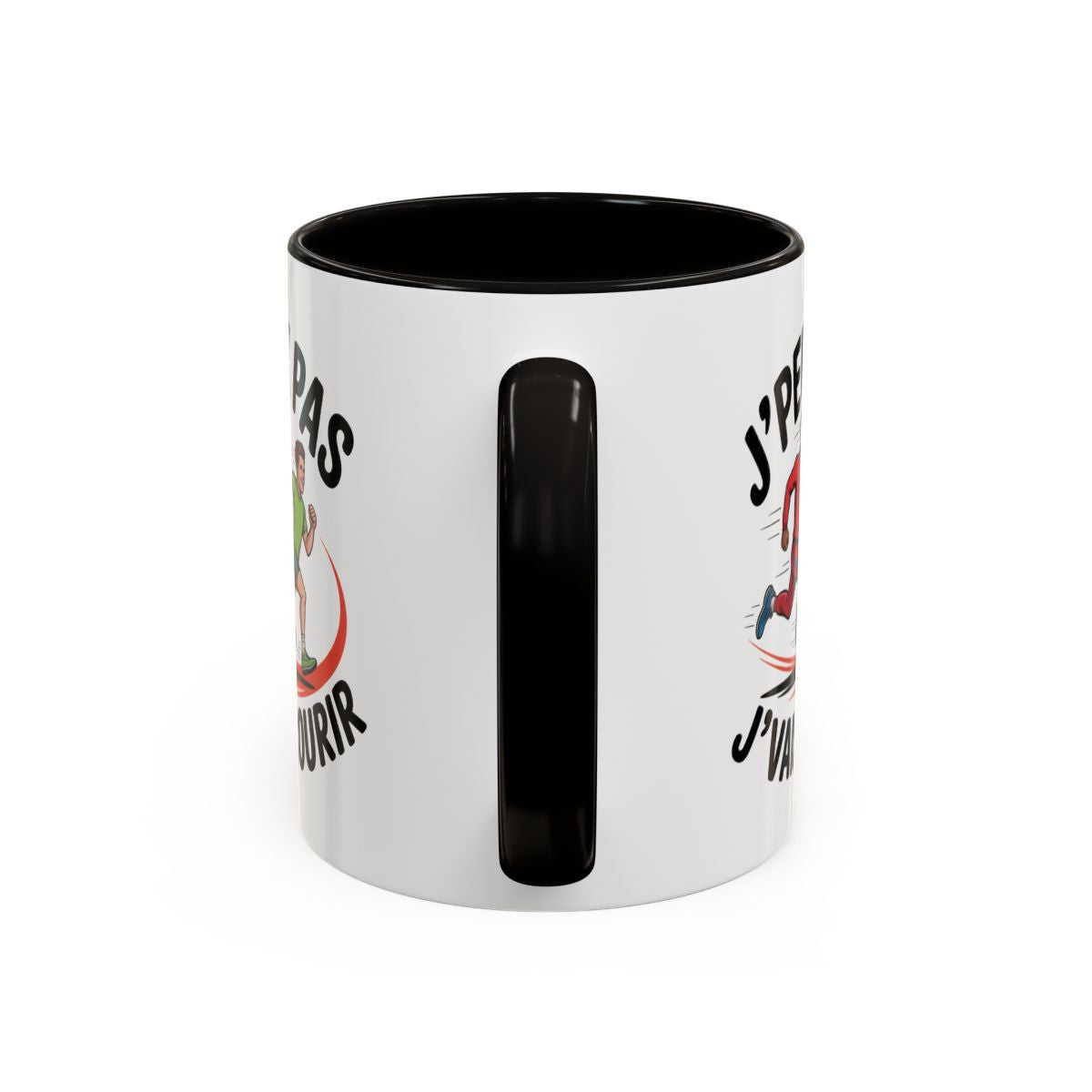 Mug J’Peux Pas J’vais Courir – Tasse Humour Running – Cadeau Coureur Jogging Marathon