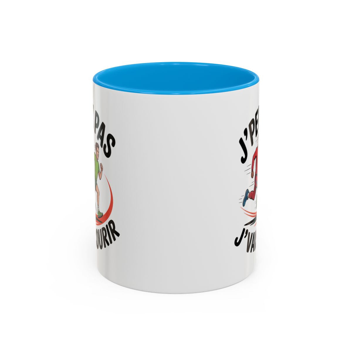 Mug J’Peux Pas J’vais Courir – Tasse Humour Running – Cadeau Coureur Jogging Marathon