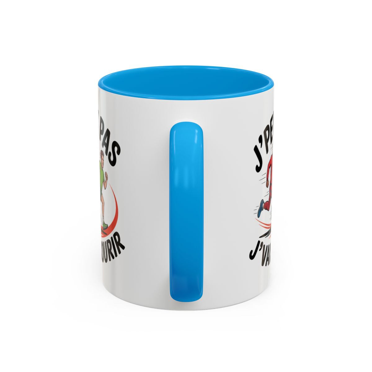 Mug J’Peux Pas J’vais Courir – Tasse Humour Running – Cadeau Coureur Jogging Marathon