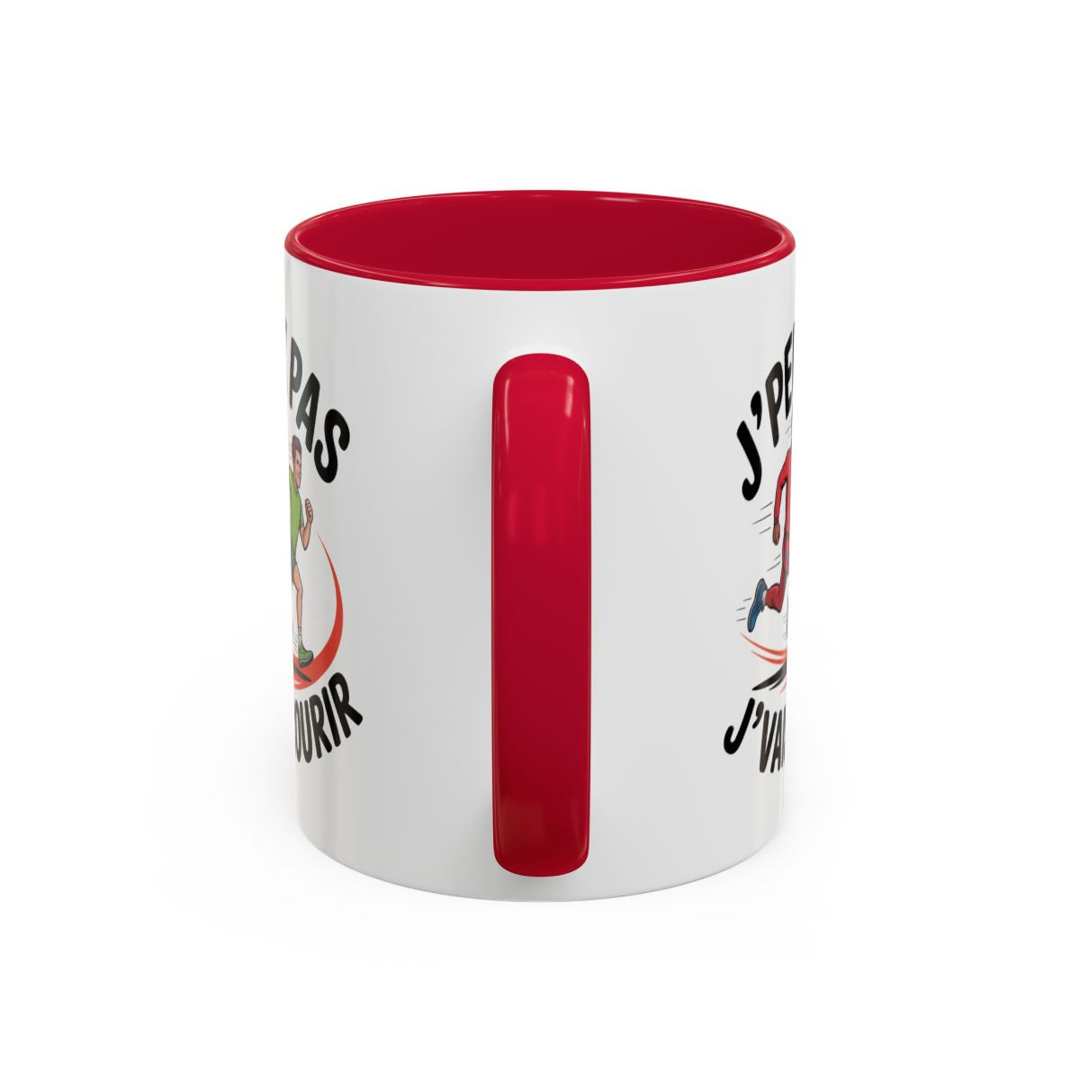 Mug J’Peux Pas J’vais Courir – Tasse Humour Running – Cadeau Coureur Jogging Marathon
