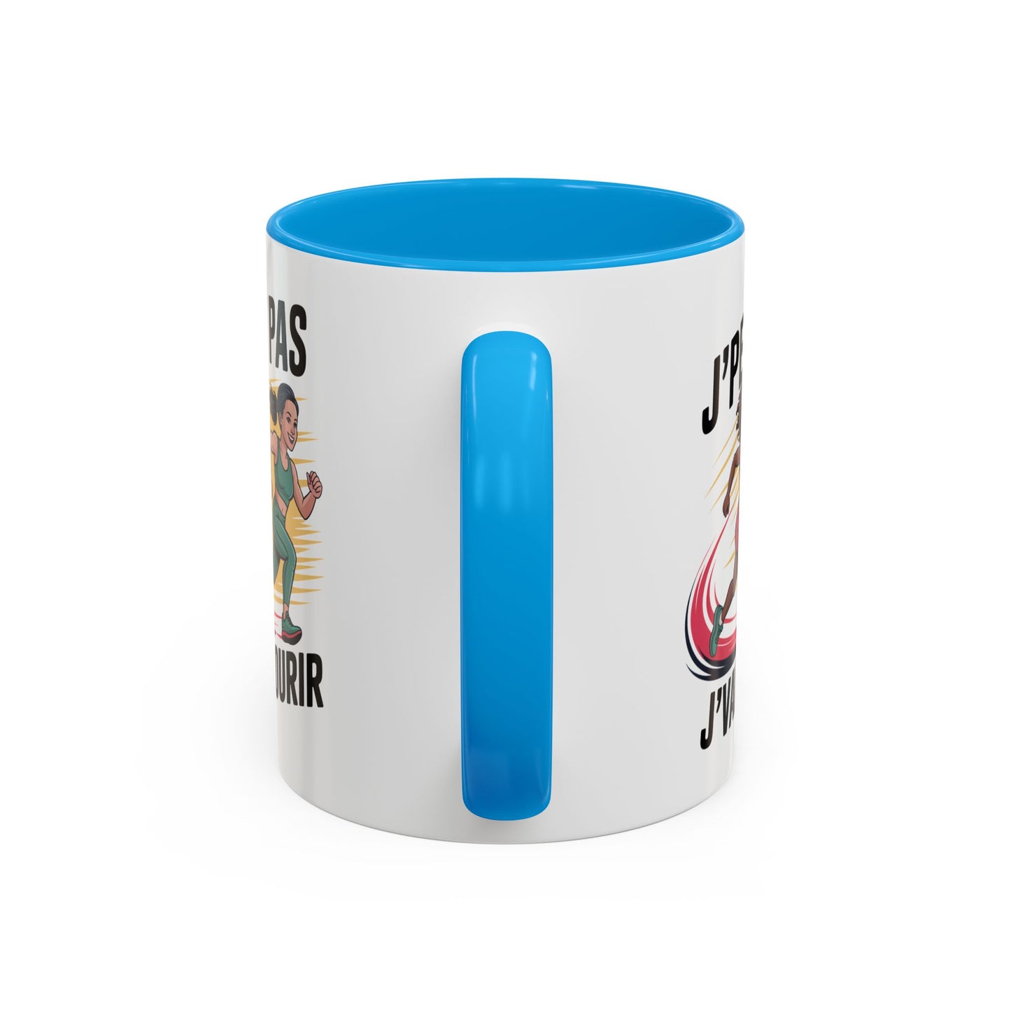 Mug J’Peux Pas J’vais Courir – Tasse Humour Running Femme – Cadeau Jogging, Trail, Marathon
