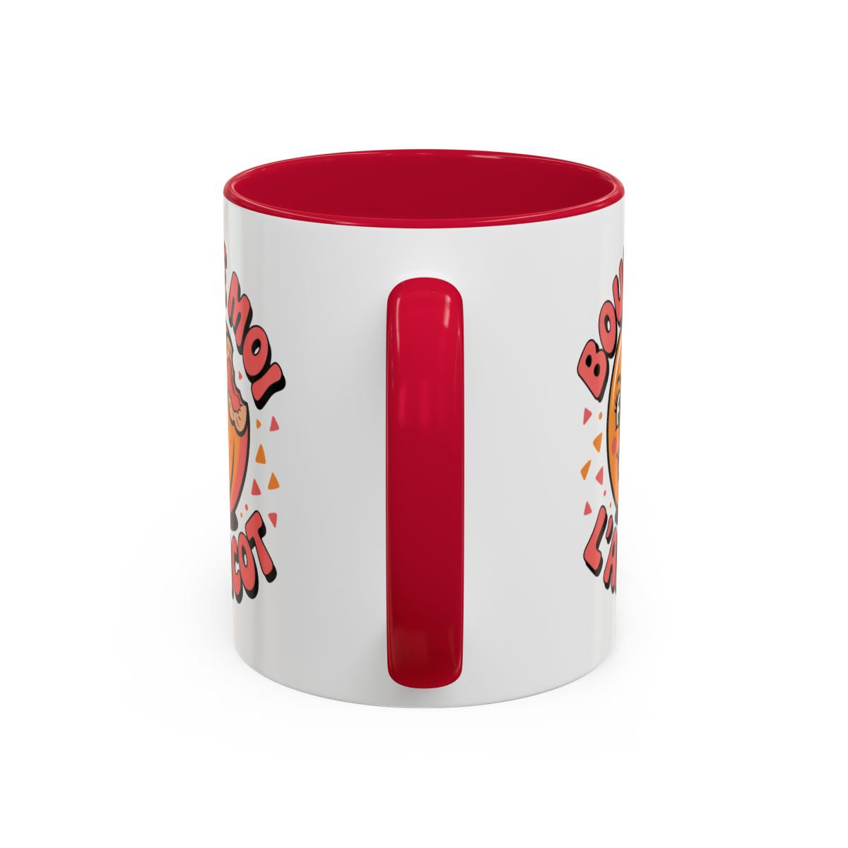 Mug Bouffe-Moi L’Abricot – Tasse Humour Coquin – Cadeau Original Drôle – Noir Bleu Rouge – 325 ml