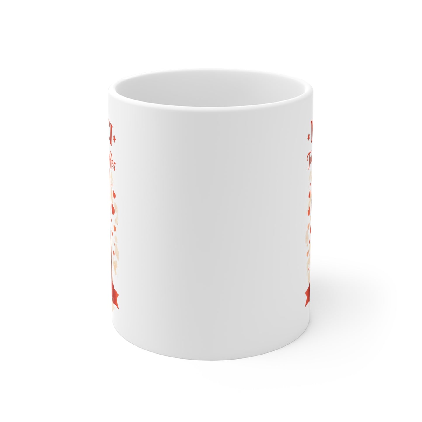 Mug Chat Amour – Merci Tu Me Réchauffes Le Cœur – Tasse Cadeau Mignon avec Chat et Cœurs – Idée Cadeau