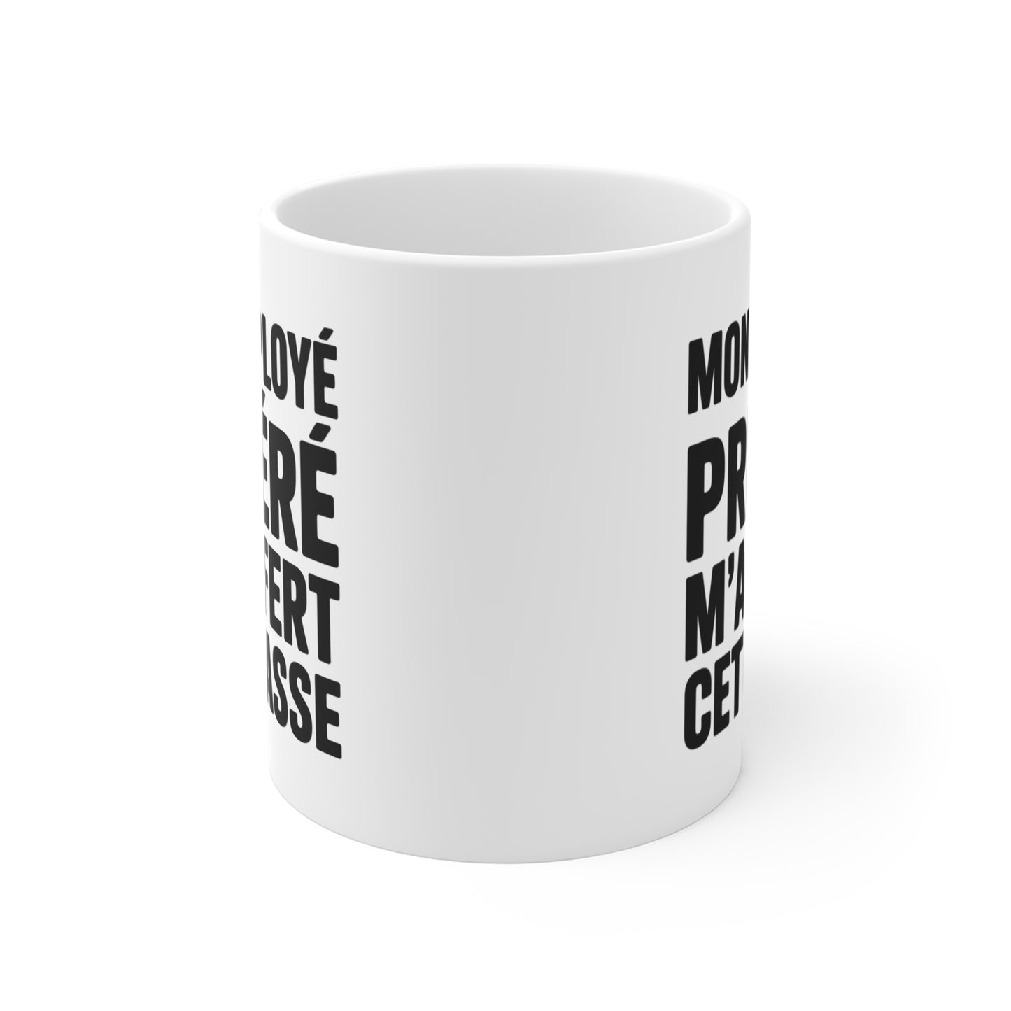 Tasse Céramique 325ml “Mon Employé Préféré” – Mug Cadeau Humour Bureau Travail