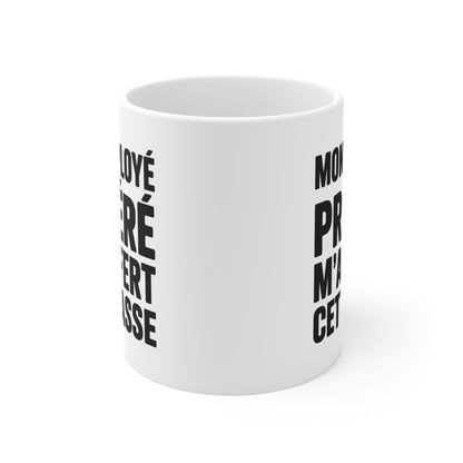 Tasse Céramique 325ml “Mon Employé Préféré” – Mug Cadeau Humour Bureau Travail