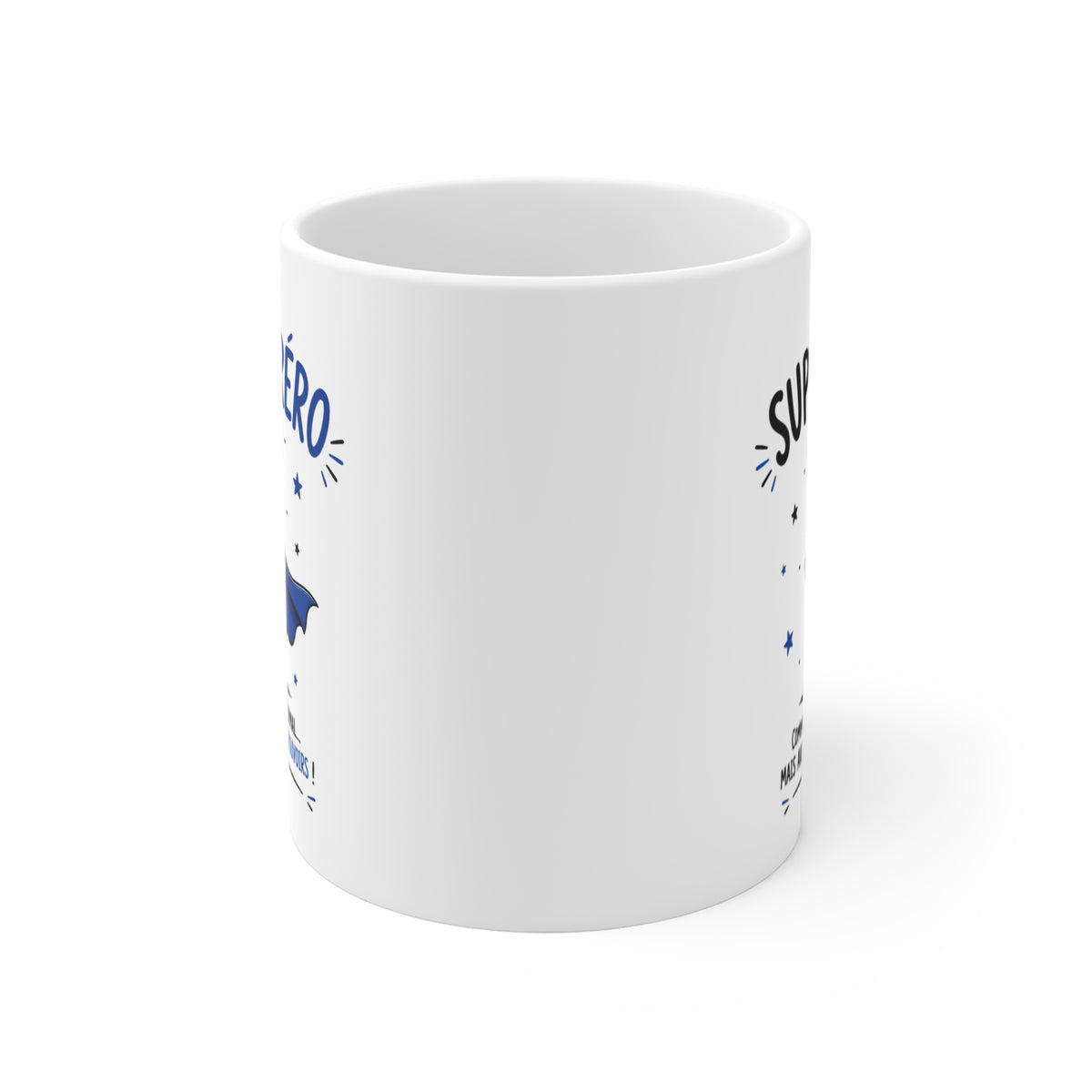 Mug Super Fréro – Comme un Frère Normal Mais Avec des Super-Pouvoirs – Tasse Humoristique pour Frère – Idée Cadeau Originale Anniversaire Noël Famille