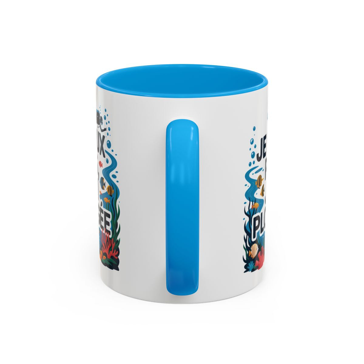 Mug Je peux pas j’ai plongée – Tasse Céramique Plongée Sous-Marine – Cadeau Plongeur & Passion Océan