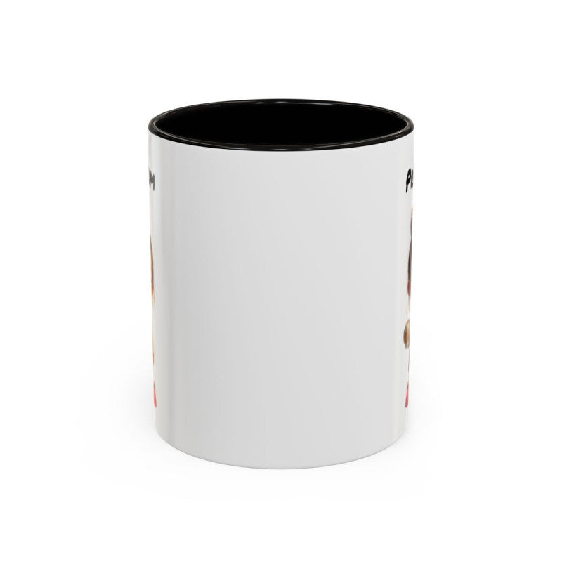 Mug Personnalisé Prénom – Tasse Fille Fatiguée avec Café – Cadeau Humour Matin