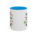 Teecustom Mug Alien Signe JUL Noël OVNI Style Rap Français Cadeau Original et Fun Noir Bleu Rouge