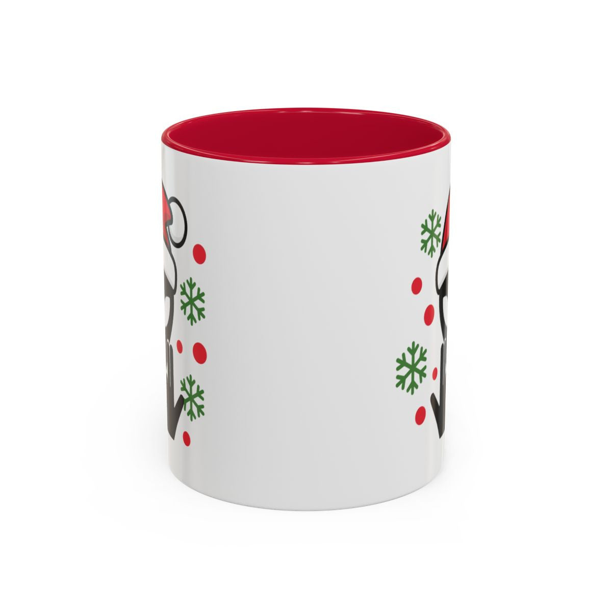 Teecustom Mug Alien Signe JUL Noël OVNI Style Rap Français Cadeau Original et Fun Noir Bleu Rouge