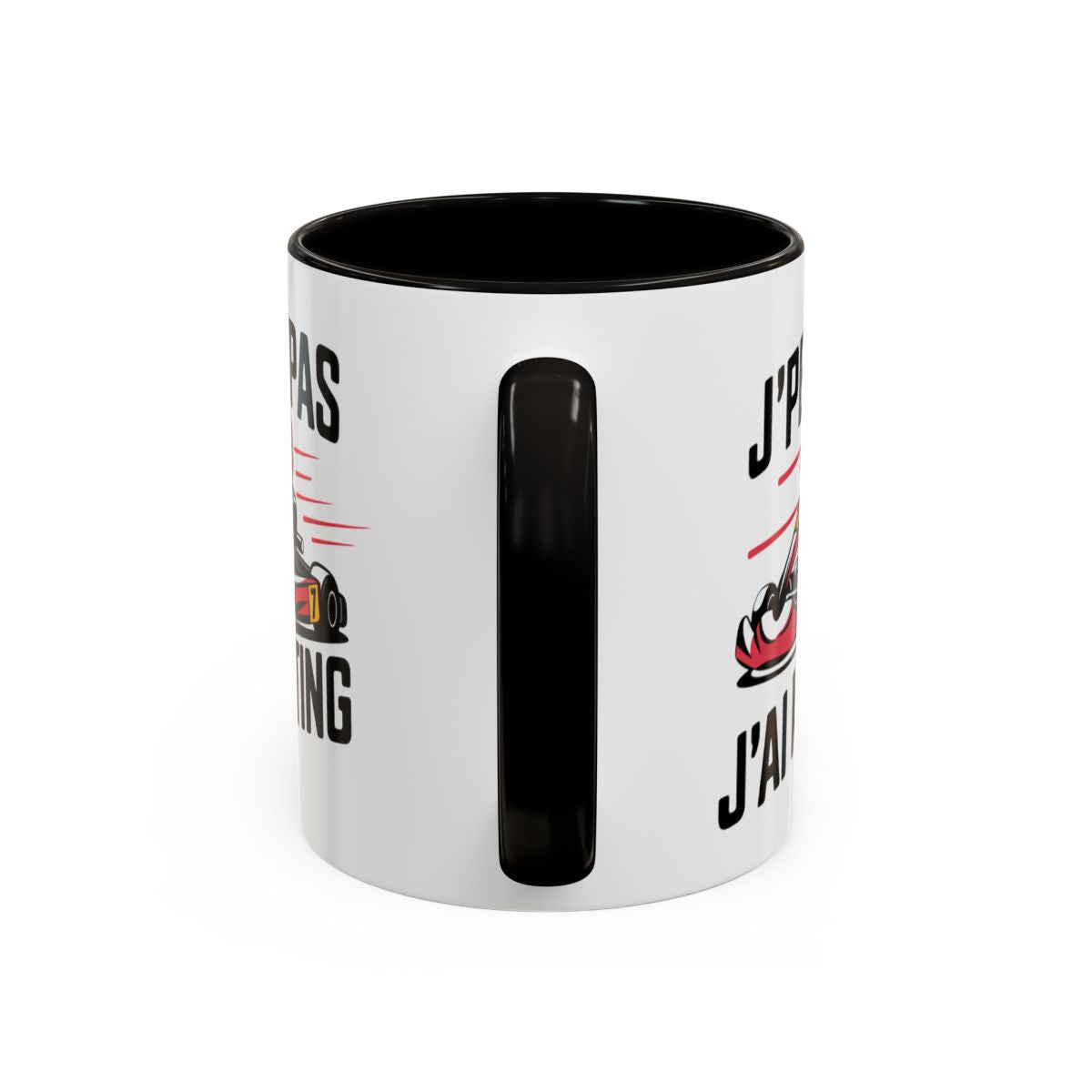 Mug J’peux pas j’ai Karting – Tasse Céramique Humour Pilote Kart – Cadeau Passion Sport Automobile