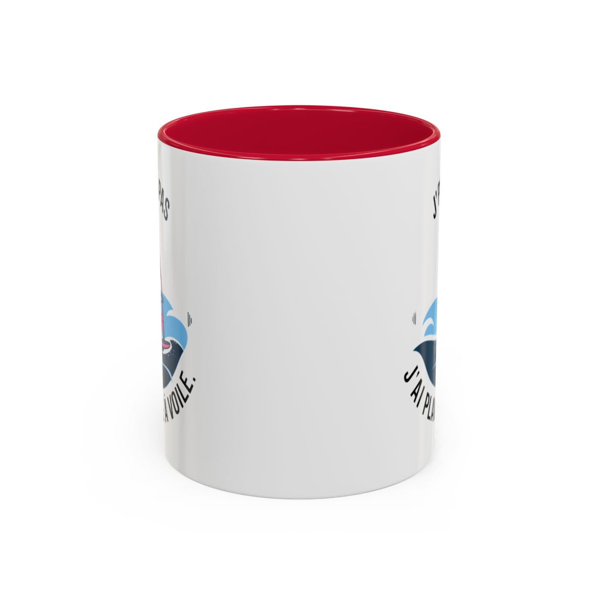 Mug J’peux pas j’ai Planche à Voile – Tasse Céramique Humour Windsurf – Cadeau Passion Glisse & Océan