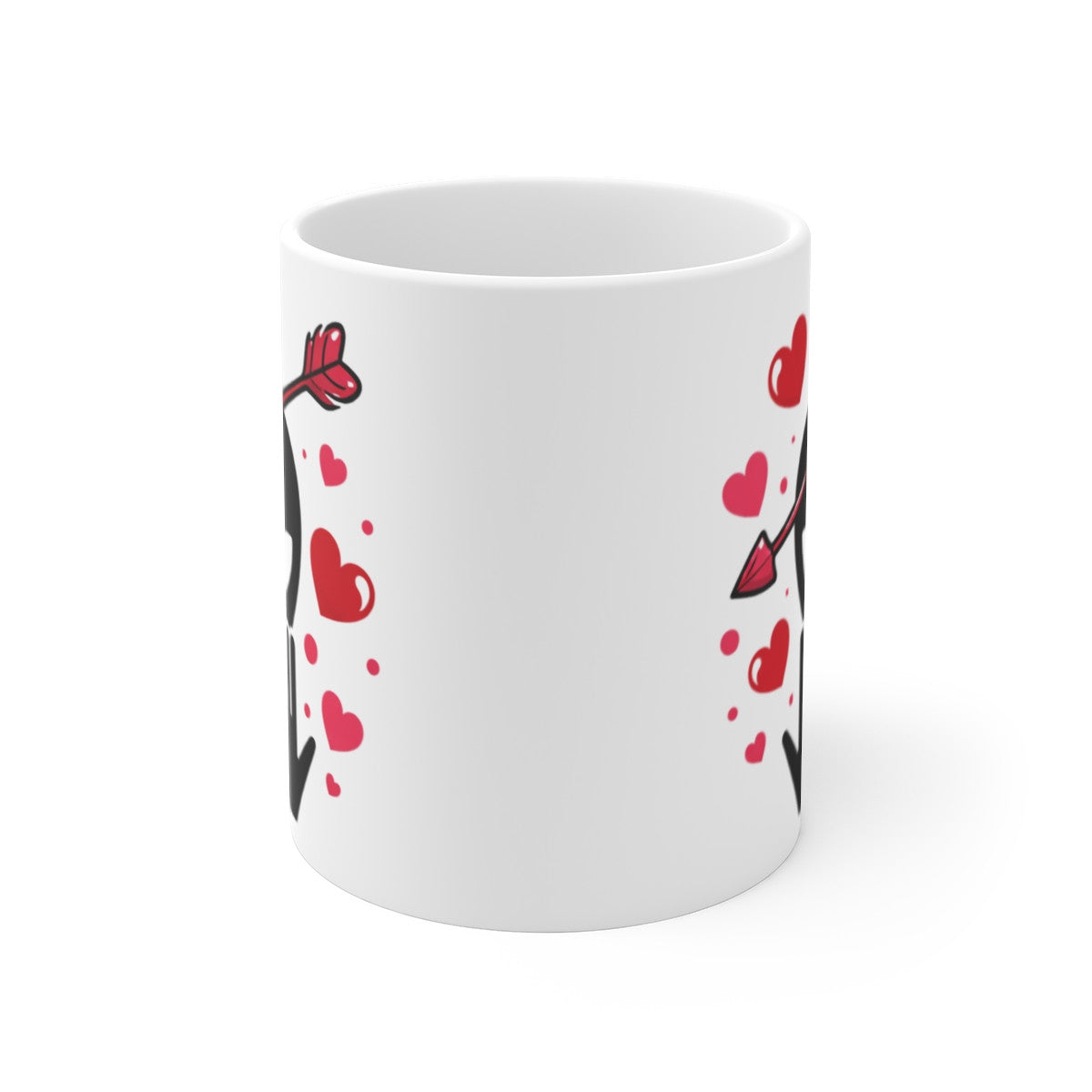 Mug Alien Signe JUL Saint Valentin OVNI Style Rap Français Cadeau Original et Fun 325ml
