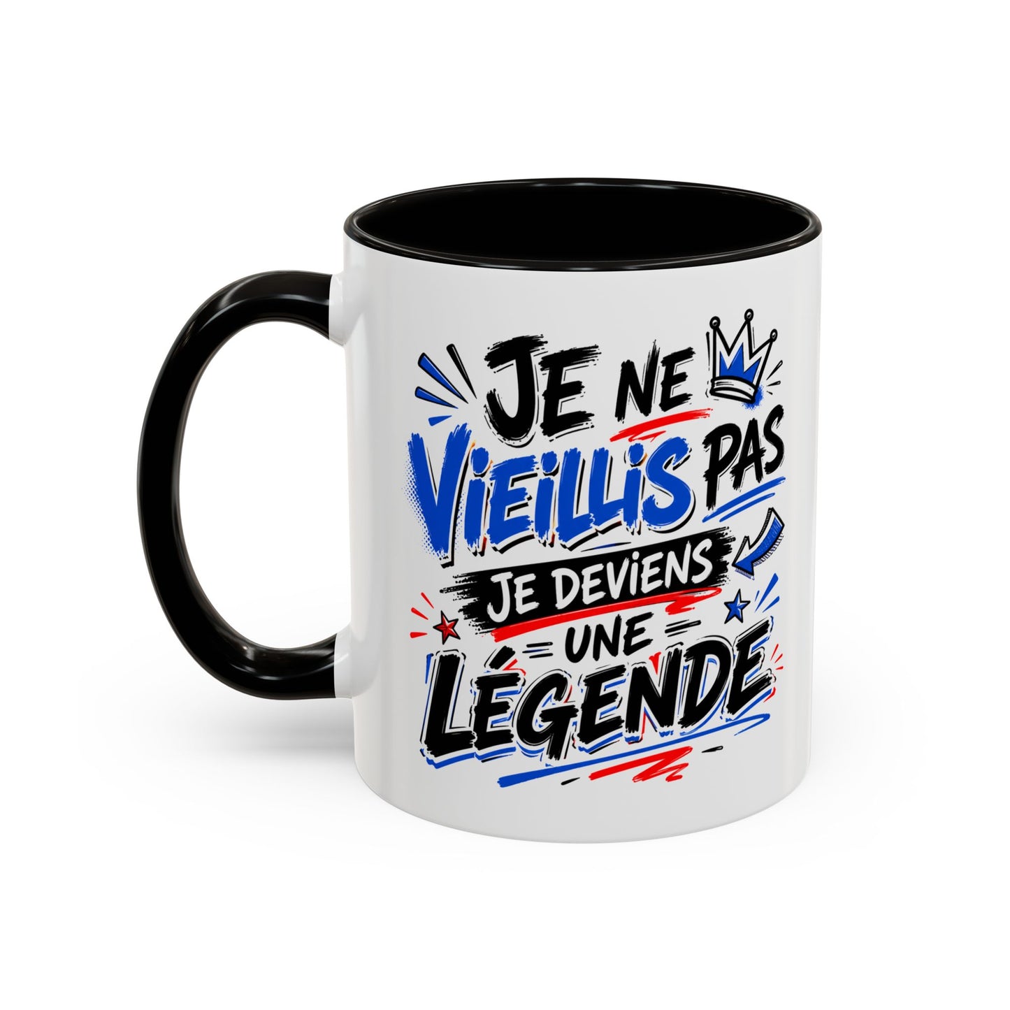Tasse Je Ne Vieillis Pas Je Deviens Une Légende – Mug Humour Anniversaire – Cadeau Homme Femme 325ml